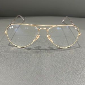 Ray Ban clear Evolve aviators